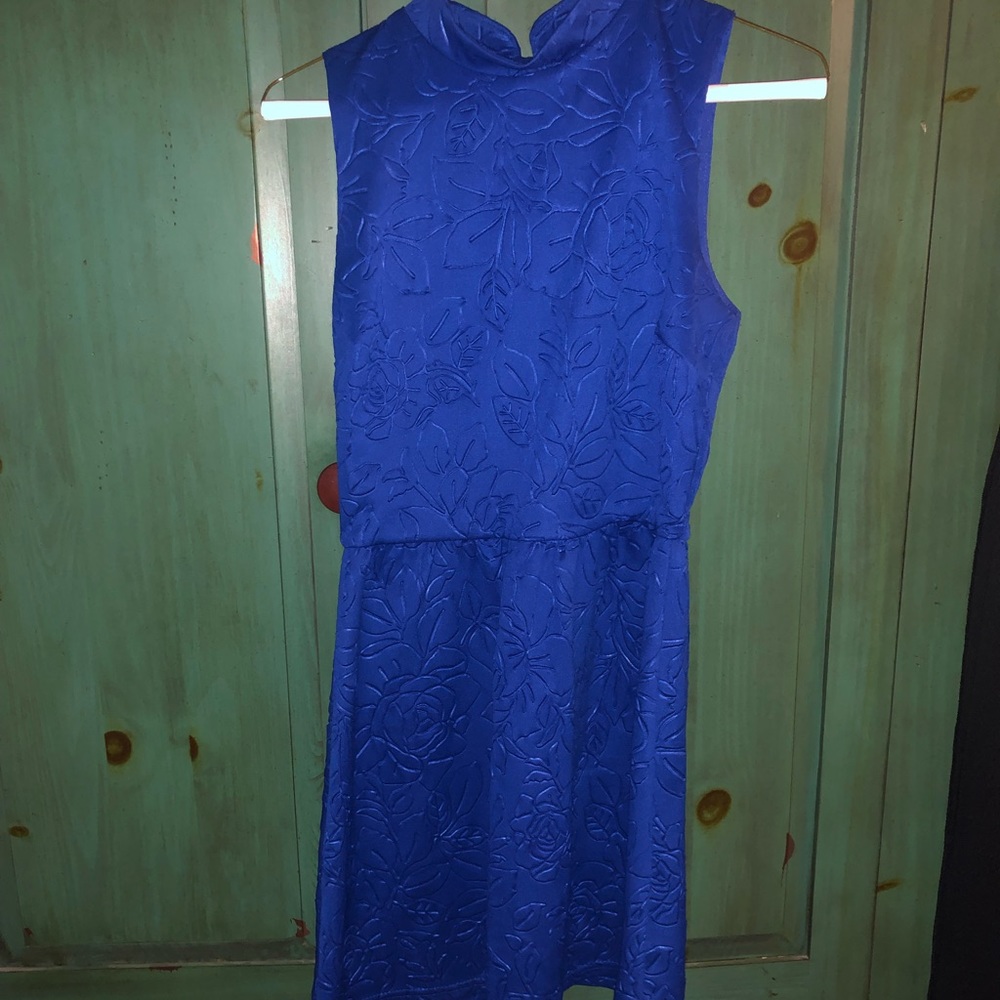 Blue dress